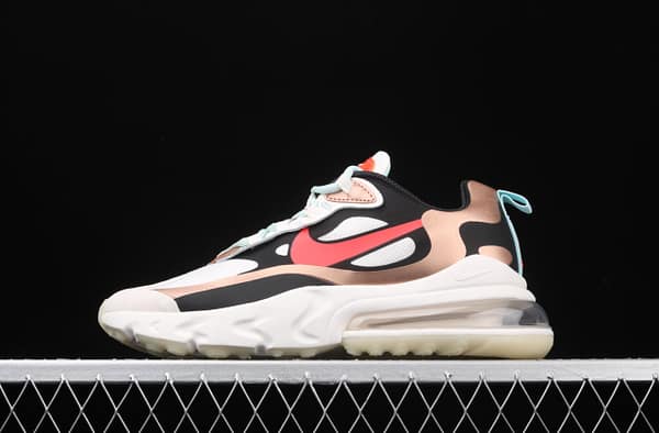 NIKE Air Max 270React new high-frequency mesh function half-palm air cushion cushioning running cloth shoes CT3428-100