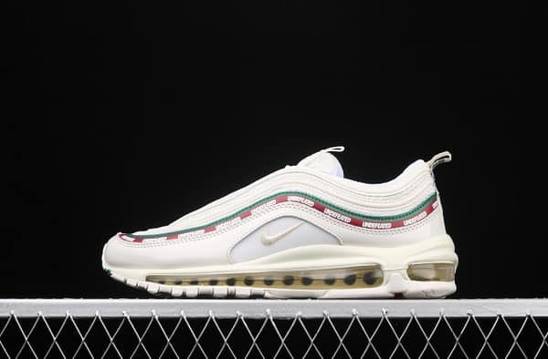 NIKE Air Max 97 Undefeated Co-signed White and Green bullet 986-100