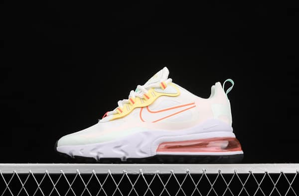 NIKE Air Max 270React new high frequency mesh hollowed-out half-palm air cushion running shoes CV8818-102