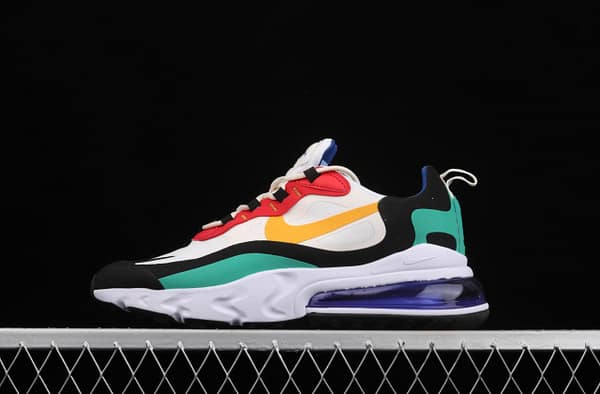 NIKE Air Max 270React new high-frequency mesh function half-palm air cushion running shoes AO4971-002