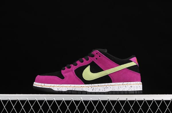 NIKE DUNK SB Low SP black rose red retro low-top leisure sports skateboard shoes BQ6817-501