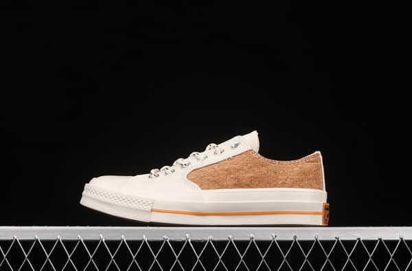 Converse 1970's Converse new cork color textile spliced low-top casual board shoes 170855C