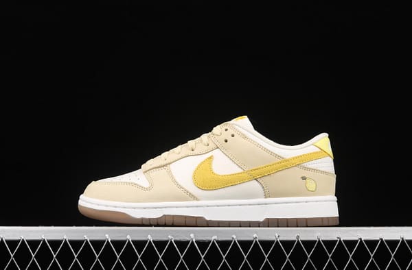 NIKE SB DUNK Low dunk series lemon yellow color matching low-side leisure sports skateboard shoes DJ6902-700