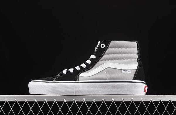 Vans Sk8-Hi black and gray color high-top casual board shoes VN0A45JD2LB