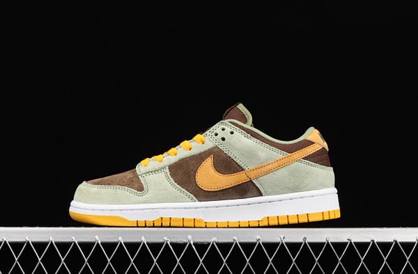 NIKE SB DUNK Low Prm green brown orange SB rebound fashion casual board shoes DH5360-300