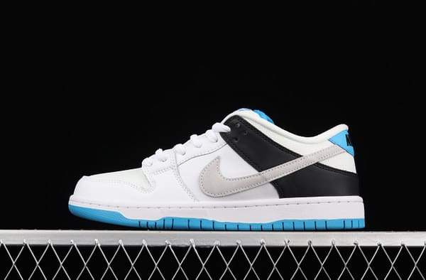 NIKE SB DUNK Low Prm laser blue color SB buckle rebound fashion casual board shoes BQ6817-101