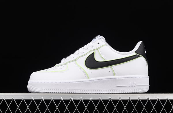 NIKE Air Force 1x07 Low black and white night bald low-top casual board shoes CW2288-304
