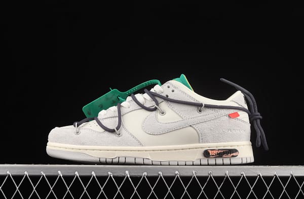 OFF-White x NIKE DUNK Low OW suede SB buckle rebound fashion casual board shoes DJ0950-115