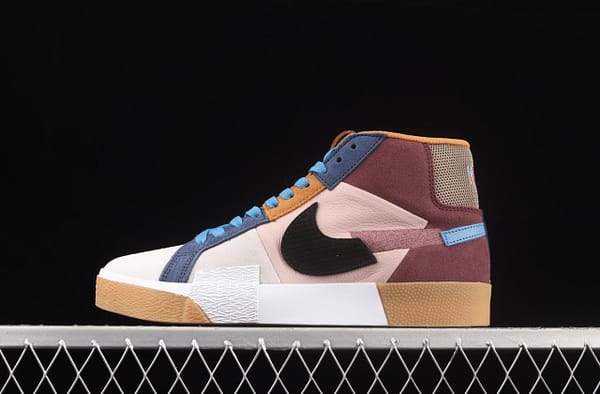 NIKE SB Zoom Blazer Mid PRM splicing broken hook leisure Zhongbang board shoes DA8854-600