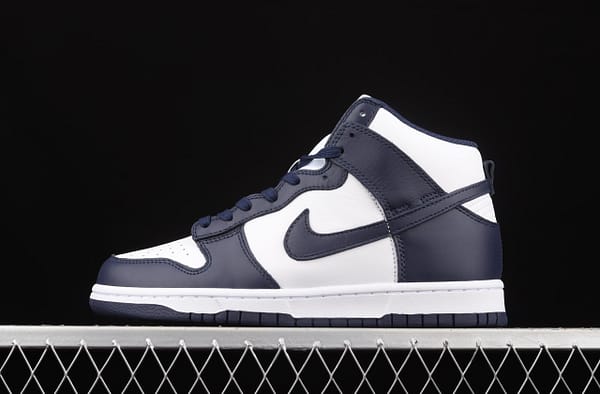 NIKE SB DUNK High dark blue and white SB rebound high upper shoes DD1399-104