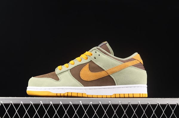NIKE SB DUNK Low Prm green brown orange SB rebound fashion casual board shoes DH5360-300