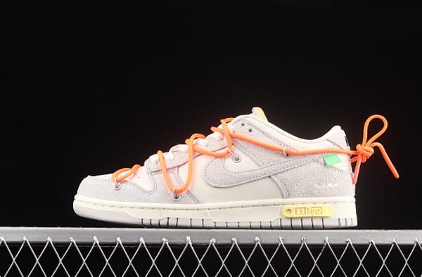 OFF-White x NIKE DUNK Low OW SB buckle rebound fashion casual board shoes DJ0950-108