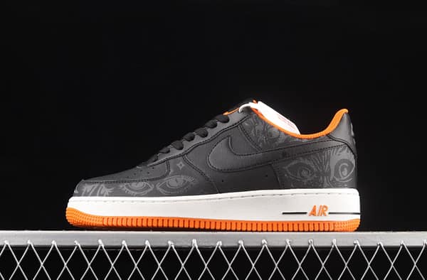 NIKE Air Force 11607 Skeleton QS Halloween theme limited casual board shoes DC8891-001