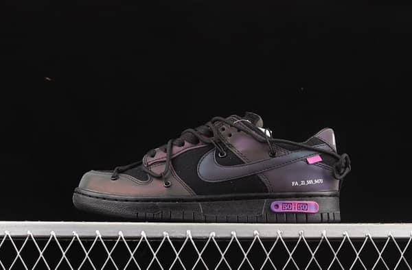 OFF-White x NIKE DUNK Low OW SB buckle rebound fashion casual board shoes DM1602-001