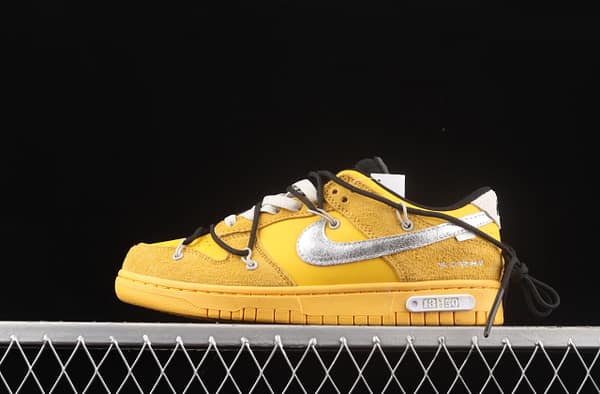 OFF-White x NIKE DUNK Low OW SB rebound fashion casual board shoes DJ0950-110,
