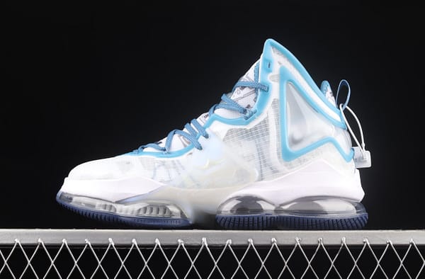 NIKE LeBron XIX EP James 19 generation ice blue slam dunk actual basketball shoes DC9342-100