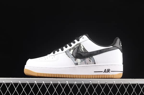 NIKE Air Force 11607 Prm/Clot leopard print black-and-white low-side leisure sports board shoes CZ7891-100
