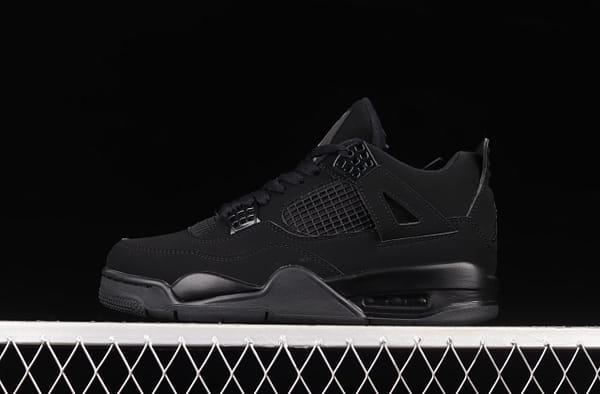 Air Jordan 4 Black Cat black cat head frosted CU1110-010