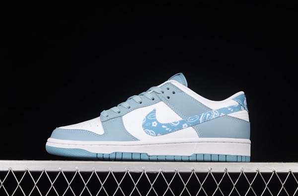 NIKE DUNK Low Green/blue paisley turquoise Paisley SB rebound fashion casual board shoes DH4401-101