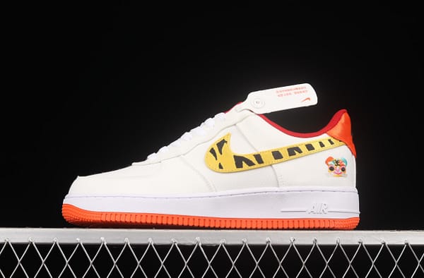 NIKE Air Force 1y07 Low year of the Tiger limited color matching low-top canvas casual board shoes DQ4502-171