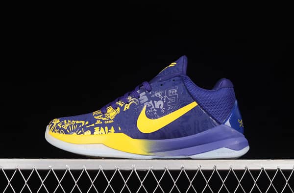 NIKE Zoom Kobe 5 Protro 5 Rings Kobe Bryant 5 color matching-five crown low side sports basketball shoes CD4991-400