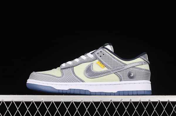 Unlon x NIKE SB DUNK Low co-branded dark blue and green SB buckled backboard fashion casual sneakers DJ9649-401