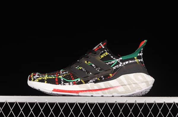 Palace x Adidas Ultra Boost 2021 GY5555 co-branded Das new 7.0 thick-soled popcorn running shoes
