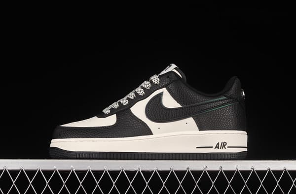 Stussy x NIKE Air Force 1 Low Stussy co-signed black and white reflective star low-top casual board shoes ST2022-618