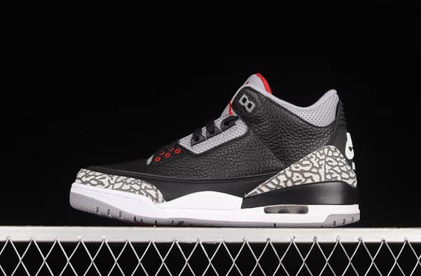 Air Jordan 3 Retro Black Cement (2018) AJ3 Joe 3 Retro Black Cement 854262-001