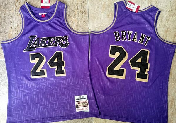 Men's Kobe Bryant Purple Retro Classic Team Jersey