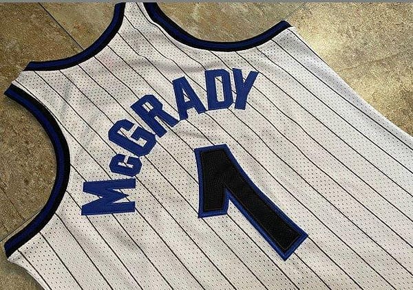 Men's Tracy McGrady White Retro Classic Team Jersey - Image 3