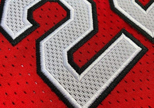 Men's Clyde Drexler Red Retro Classic Team Jersey - Image 8