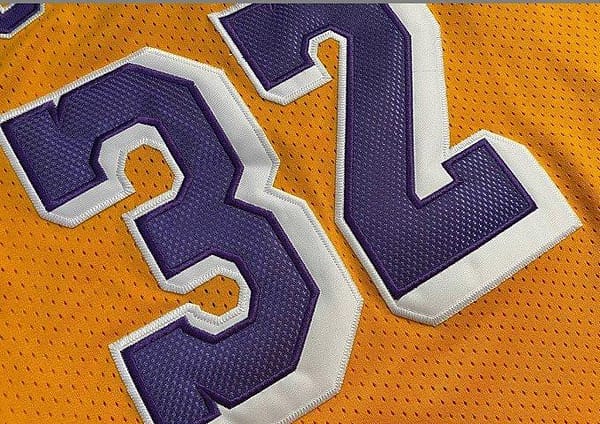 Men's Earvin Johnson Yellow Retro Classic Team Jersey - Image 2