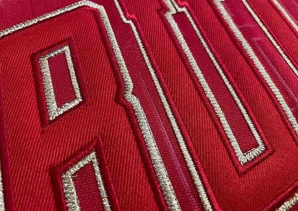 Men's Michael Jordan Red Retro Classic Team Jersey - Image 8