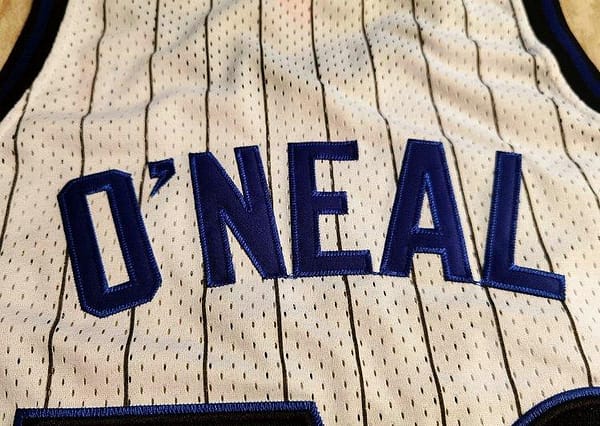 Men's Shaquille O'Neal White Retro Classic Team Jersey - Image 5
