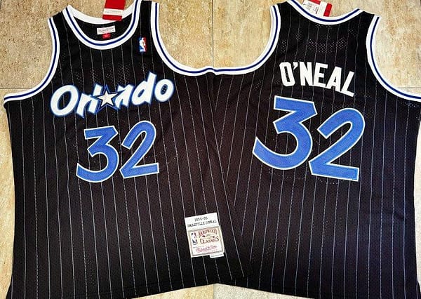 Men's Shaquille O'Neal Black Retro Classic Team Jersey