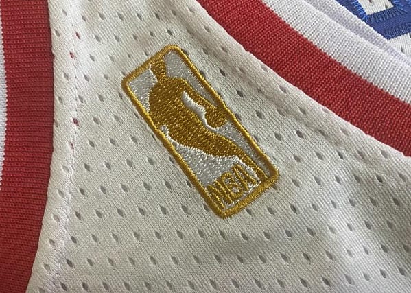 Men's Allen Iverson White Retro Classic Team Jersey - Image 10