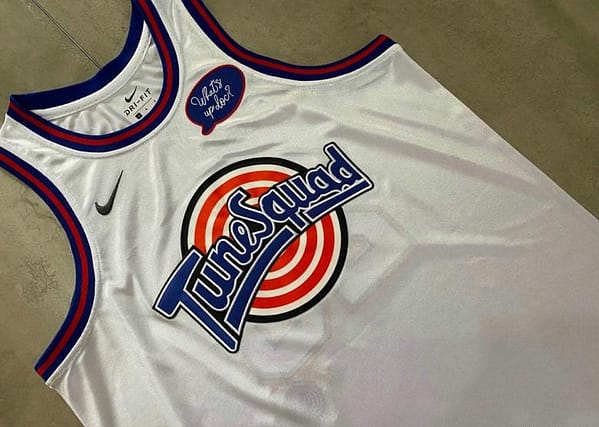 Men's LeBron James White Retro Classic Team Jersey - Image 3