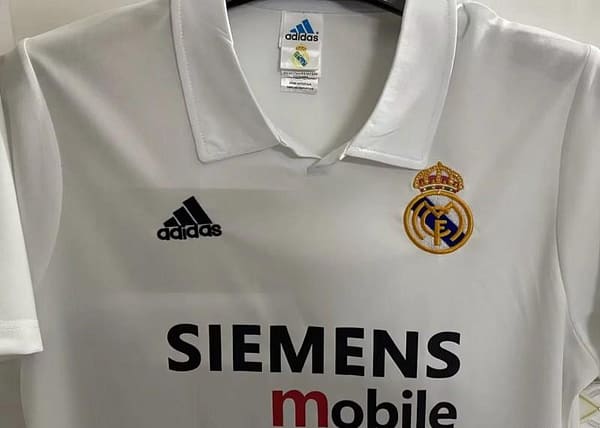 Retro 02/03 Real Madrid Home Century Jersey - Image 8