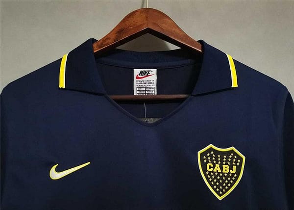 Retro 96/97 Boca Juniors Home Soccer Jersey - Image 4