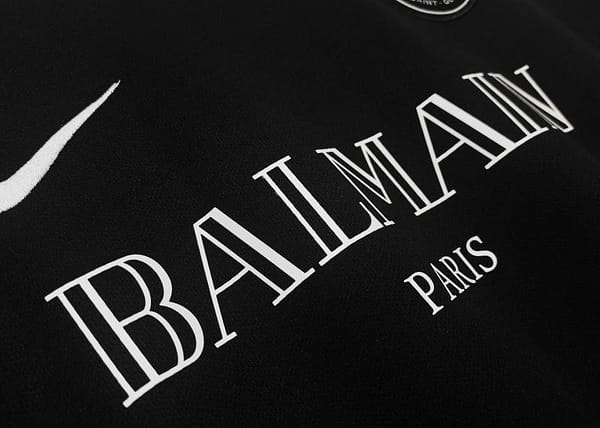 Retro 2020 PSGx Balmain Black Jersey - Image 9