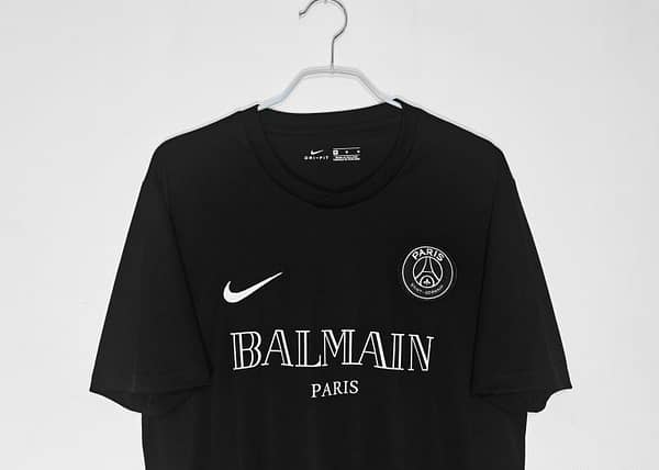 Retro 2020 PSGx Balmain Black Jersey - Image 11