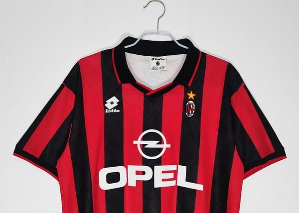 Retro 1995/96 AC Milan Home Soccer Jersey - Image 9