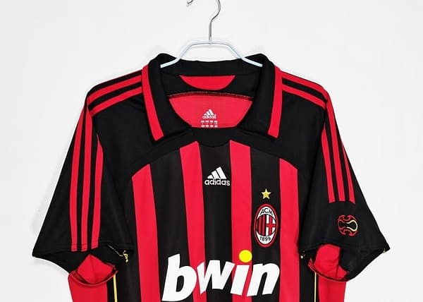 Retro 2006/07 AC Milan Home Soccer Jersey - Image 6