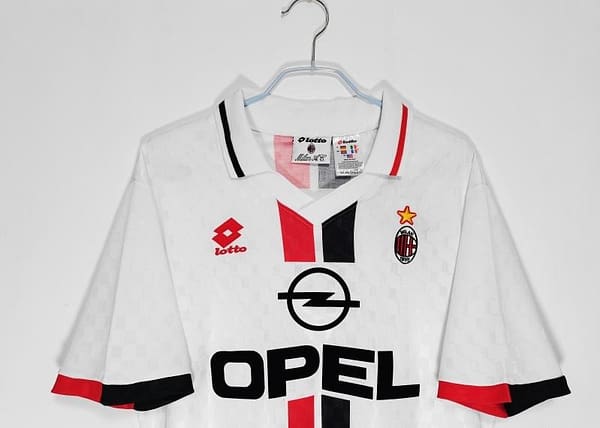 Retro 1995/96 AC Milan Away Soccer Jersey - Image 8