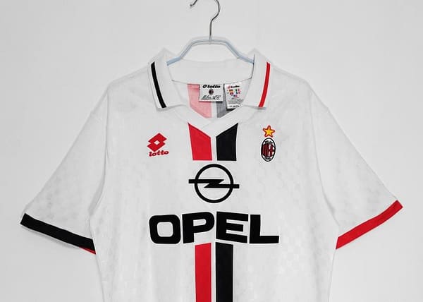 Retro 1995/96 AC Milan Away Soccer Jersey - Image 9