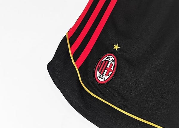Retro 2006/07 AC Milan Home Shorts Soccer Jersey - Image 4