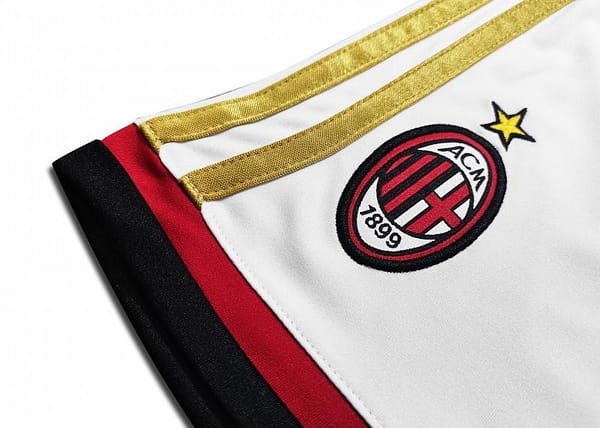 Retro Kids 2013/14 AC Milan Home Soccer Jersey - Image 3