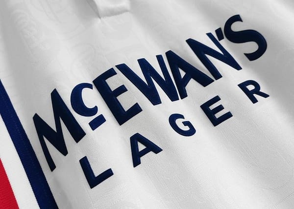 Retro 1996/97 Rangers Away Soccer Jersey - Image 5