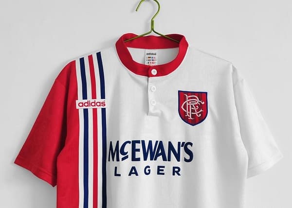 Retro 1996/97 Rangers Away Soccer Jersey - Image 9